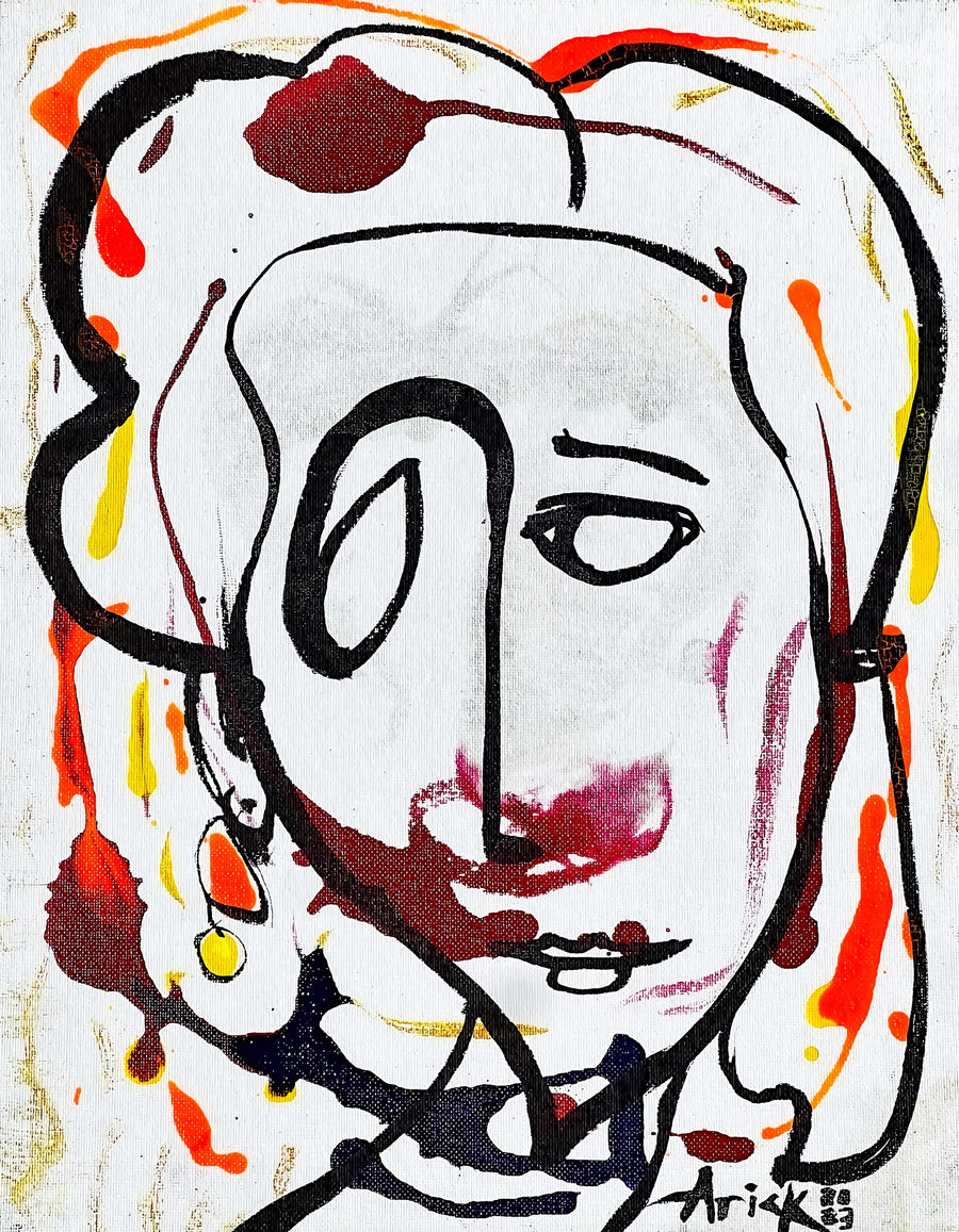 Chaque Jour, 2023, painting on canvas by Arick Moriartsy